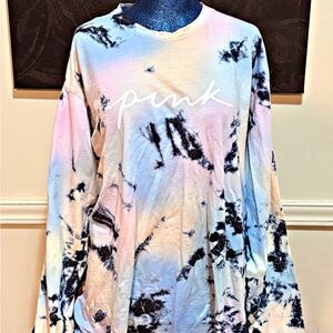 VS PINK TIE-DYE LONG SLEEVE